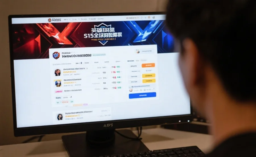 英雄联盟S15投注平台操作界面